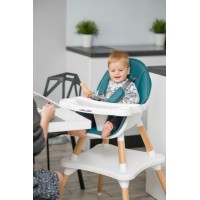 Стульчик для кормления Caretero TUVA DARK GREEN